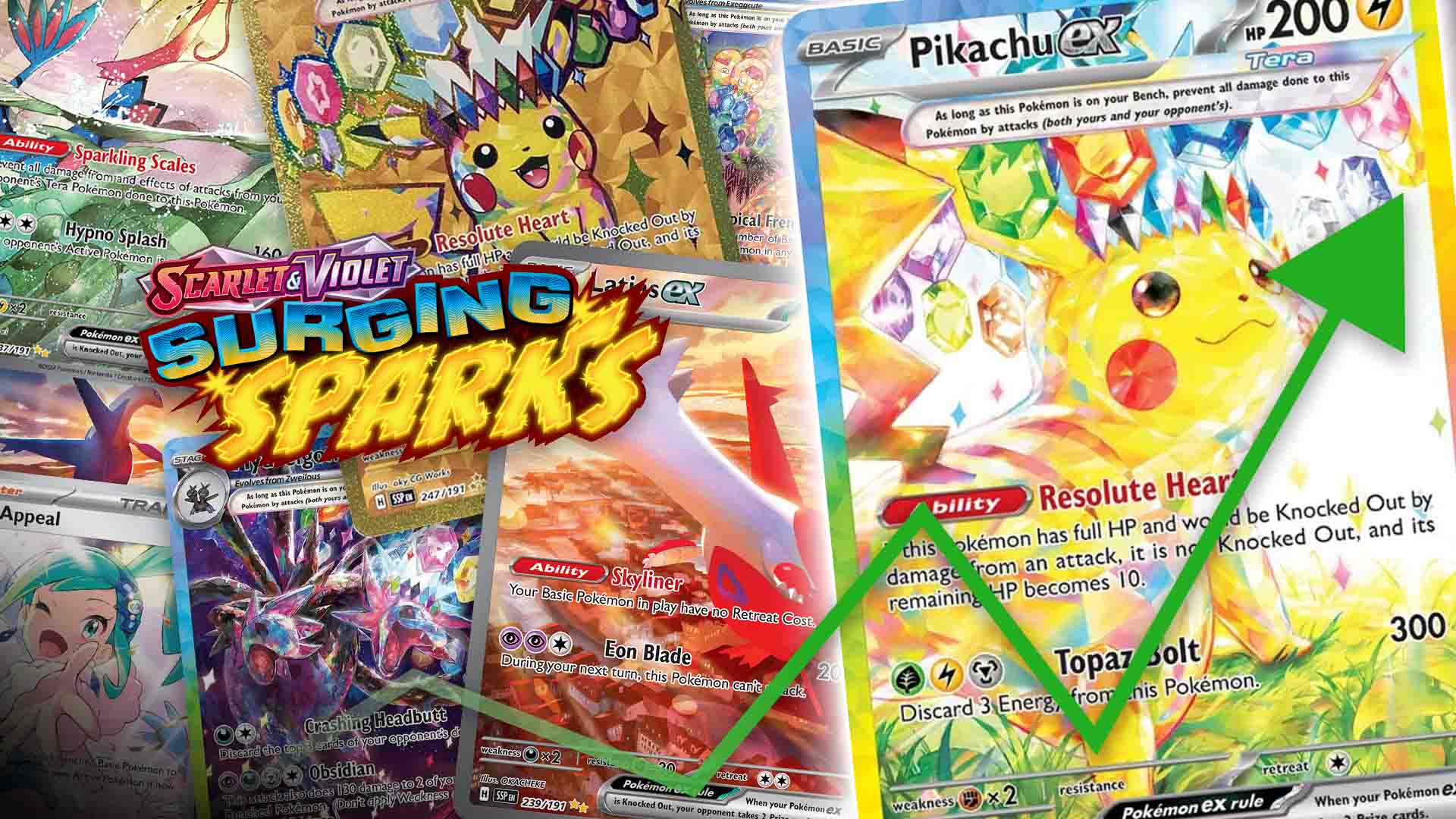 Top 10 Most Valuable Cards From Surging Sparks | Pokmon Top 10 Most Valuable Cards From Surging Sparks | Pokmon