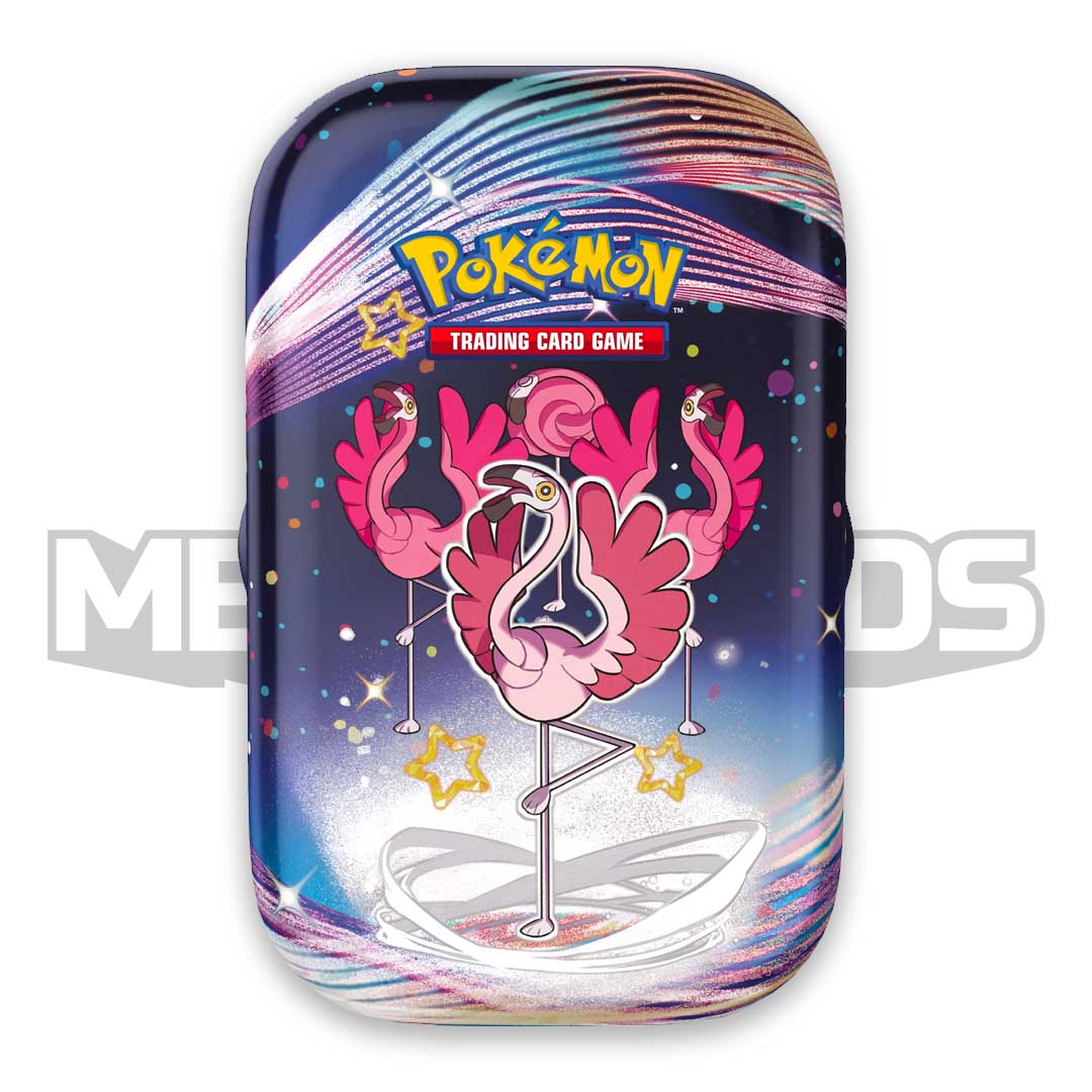 Pokemon paldean fates flamigo mini tin