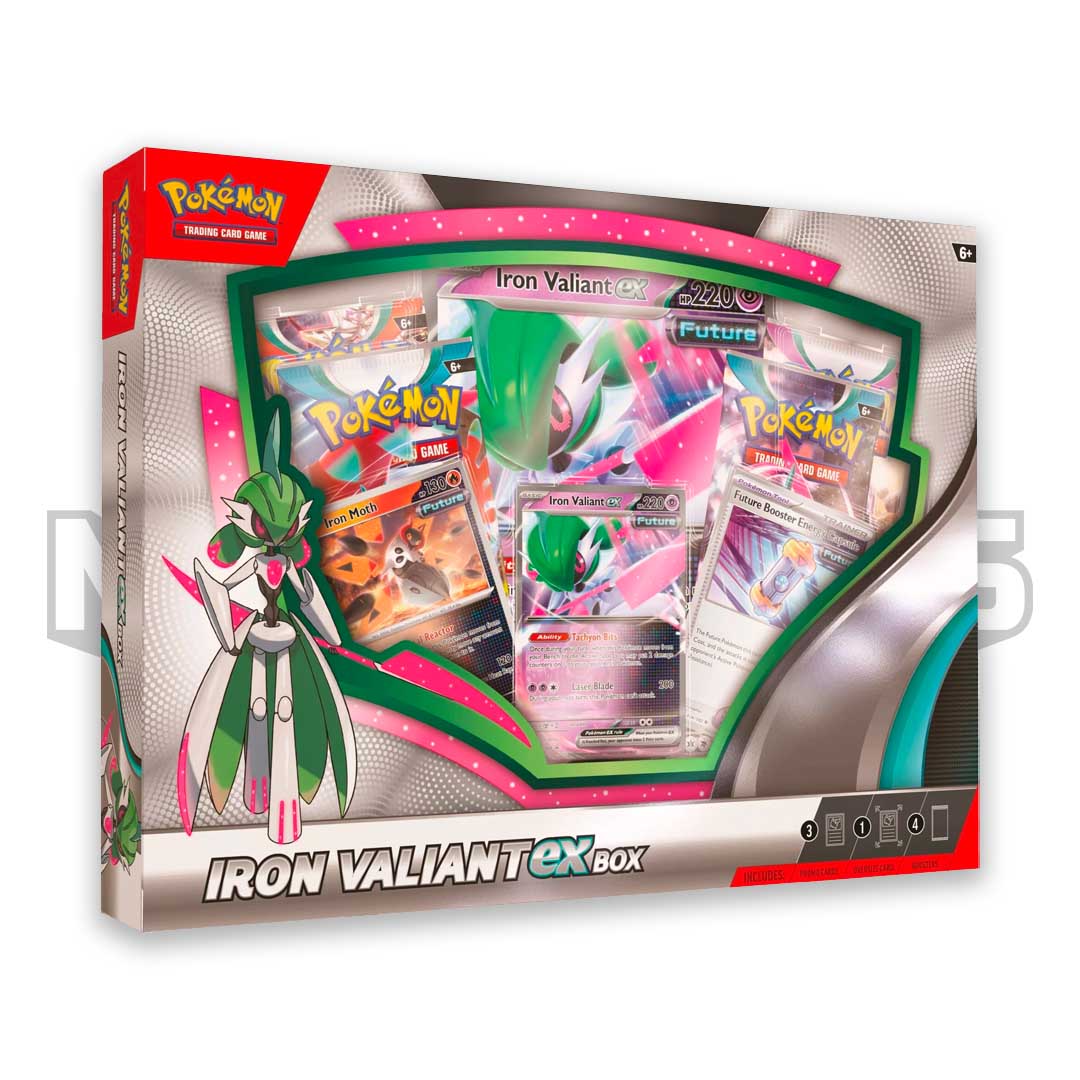 Pokmon TCG: Iron Valiant ex Collection Box Pokmon TCG: Iron Valiant ex Collection Box