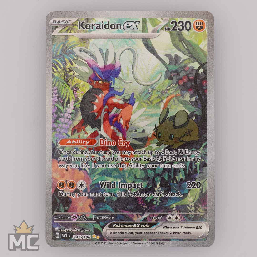247/198 Koraidon ex Scarlet & Violet Base SIR (#001) 247/198 Koraidon ex Scarlet & Violet Base SIR (#001)