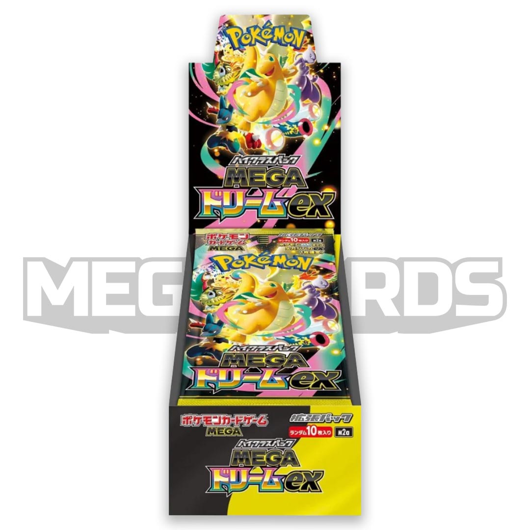 ポケモンカードゲーム Pokemon MEGA DREAM BoosterBox JP 2Box Pokemon Mega Dream ex High Class m2a Japanese Booster Box — Japan2UK