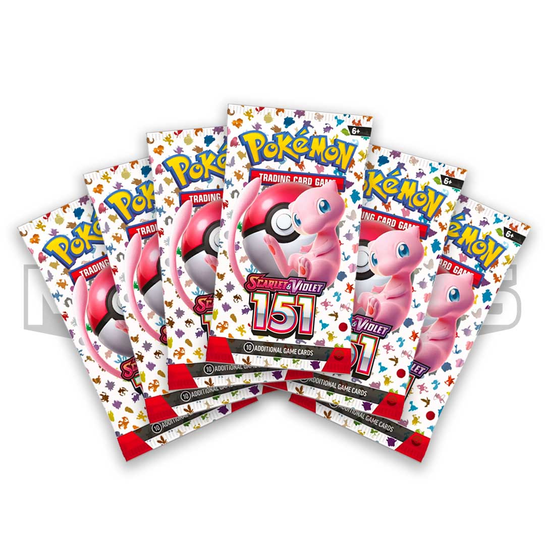 Pokémon TCG: Scarlet & Violet 151 6 Booster Packs (60 Cards)