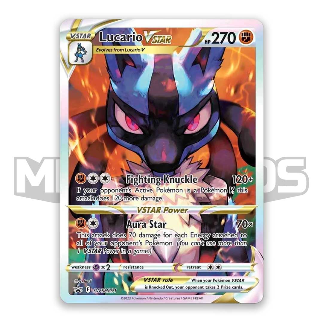 Crown zenith lucario vstar promo card