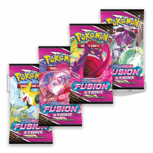Pokemon sword and shield fusion strike booster packs