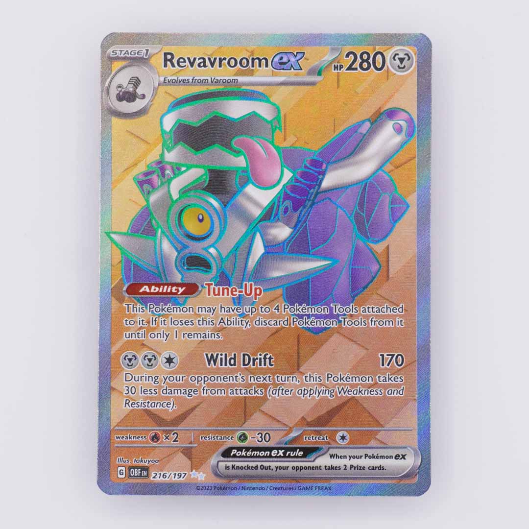 Obsidian Flames Full Art Revavroom 216/197 (001) Obsidian Flames Full Art Revavroom 216/197 (001)