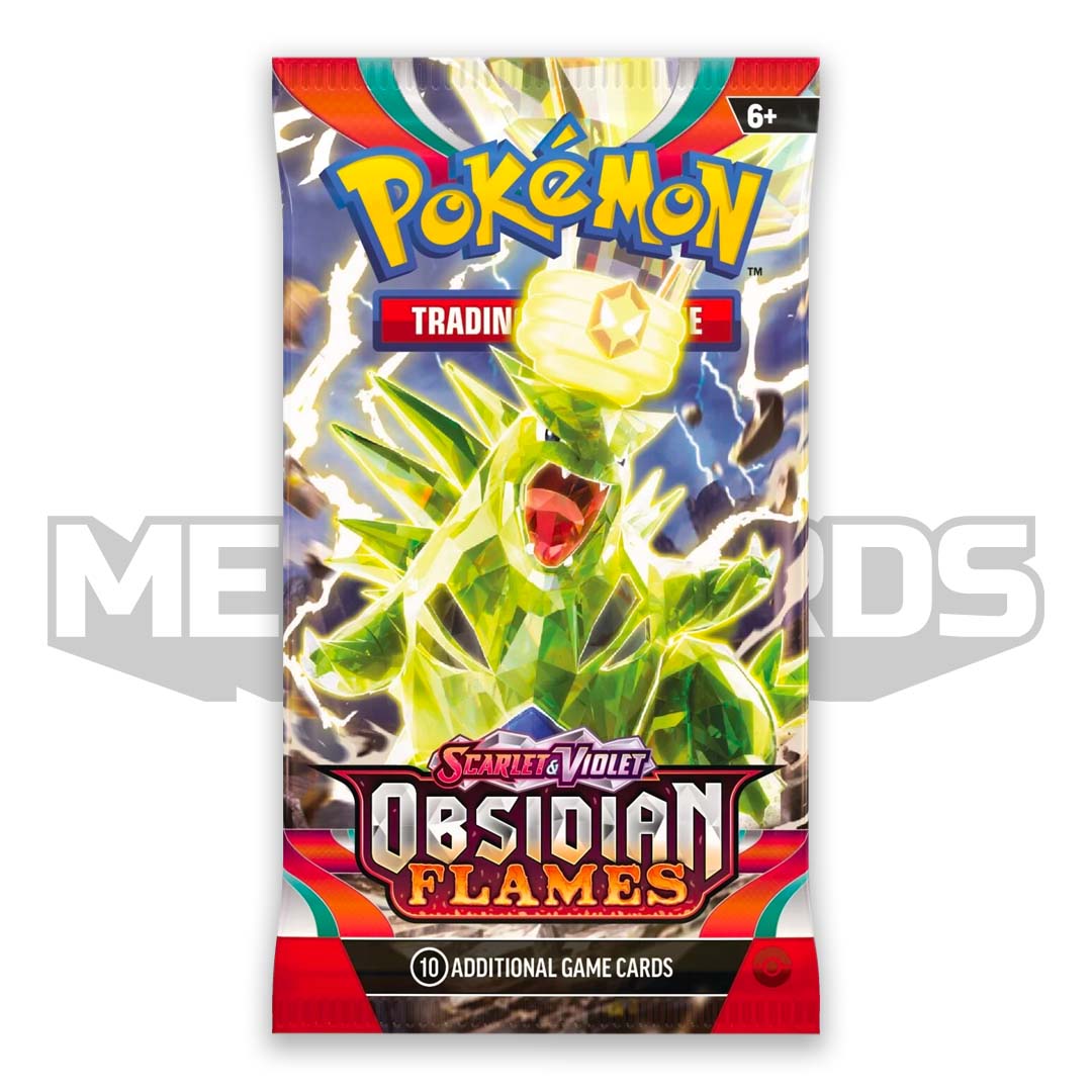 Pokemon obsidian flames booster pack tyranitar