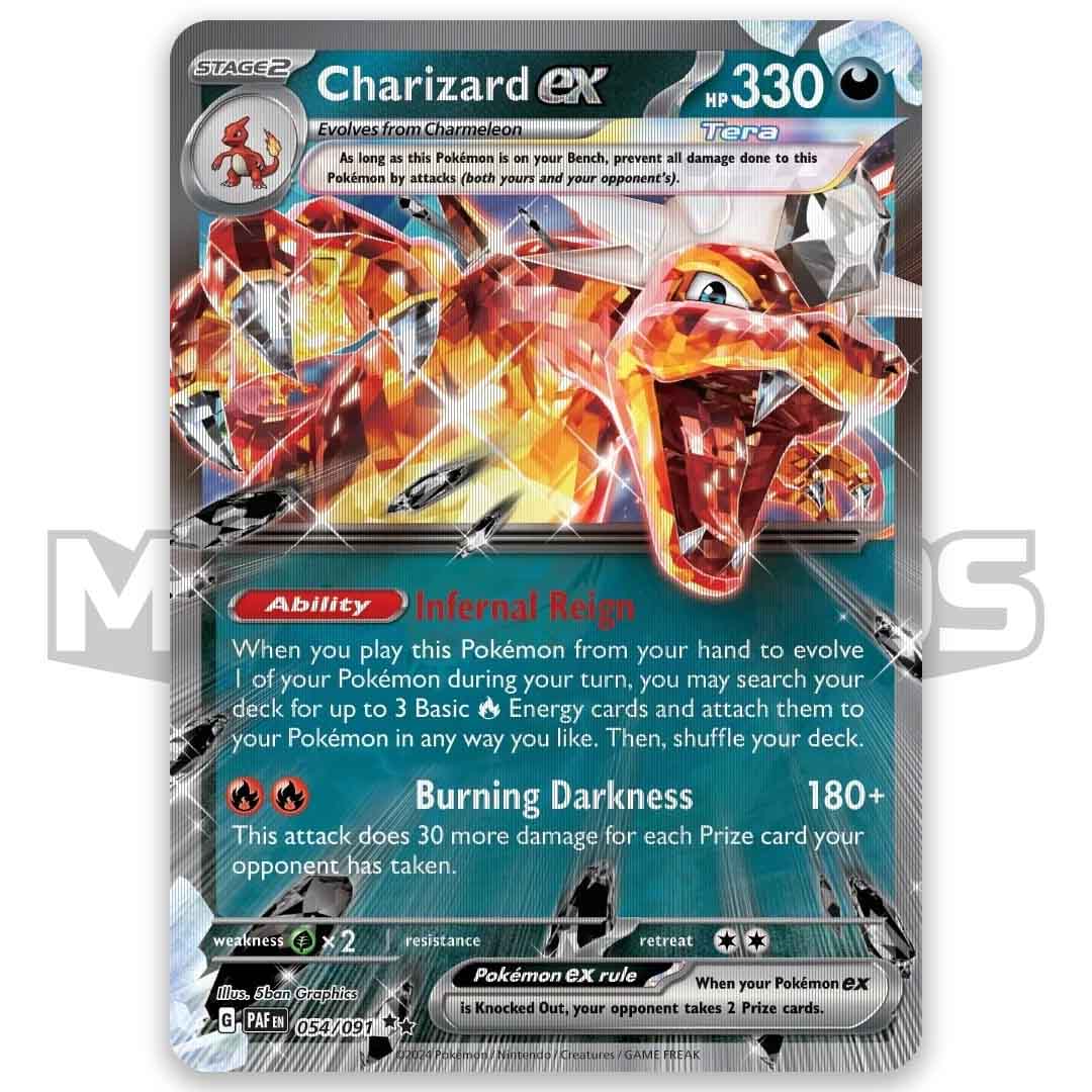 charizard ex special collection box lenticular card