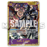 Kaido & Linlin OP08-119 Secret Rare English One Piece TCG Card: Two Legends