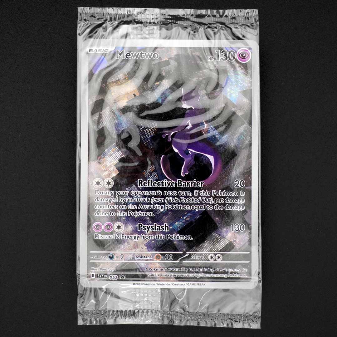 mewtwo pokemon 151 card Pokémon 151 Mewtwo Promo 052 (#001)