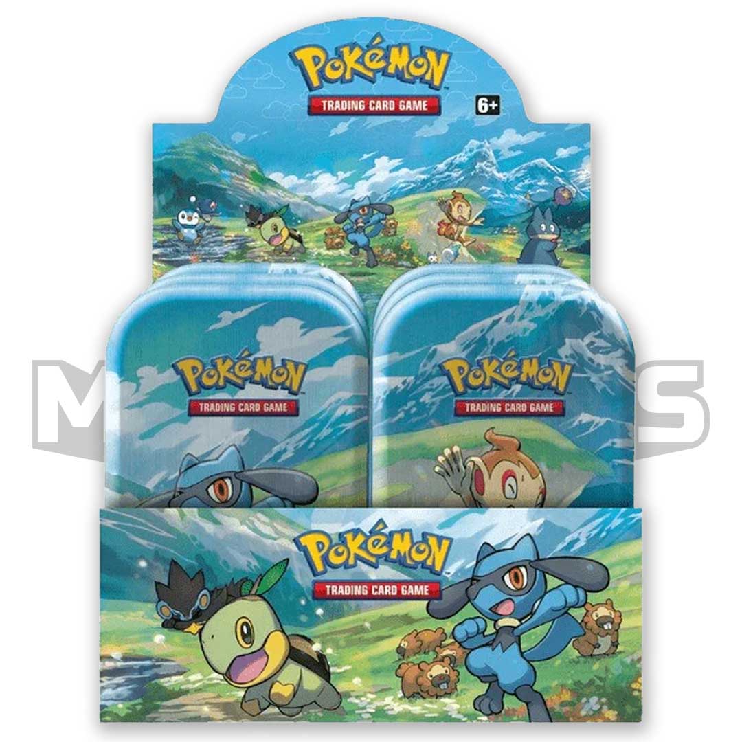 Pokmon TCG: Sinnoh Stars Mini Tins Sealed Display Case Pokmon TCG: Sinnoh Stars Mini Tins Sealed Display Case