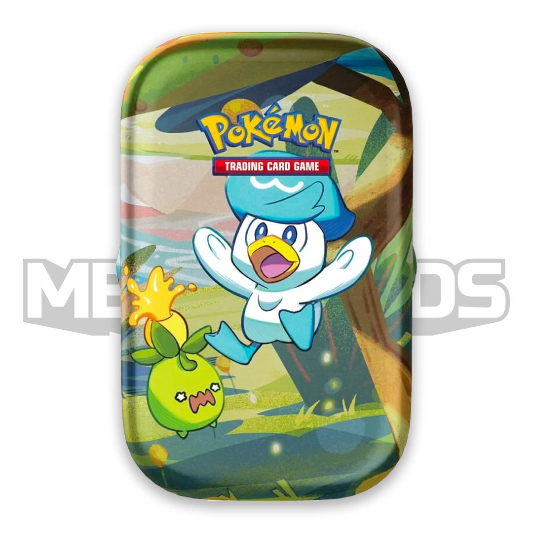 Pokemon paldea friends mini tin quaxly