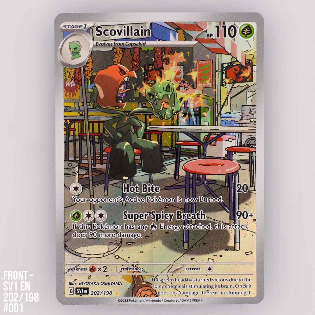 scovillain pokemon card Scovillain 202/198 Scarlet & Violet Base (#001)