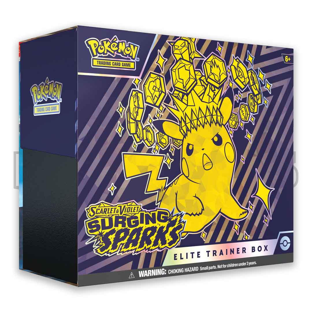Pokmon TCG: Surging Sparks Elite Trainer Box | Megacards Pokmon TCG: Surging Sparks Elite Trainer Box | Megacards