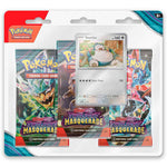 pokemon tcg twilight masquerade snorlax 3 pack blister