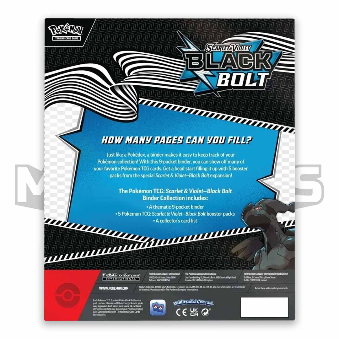 Pokémon TCG: Scarlet & Violet Black Bolt Binder Collection