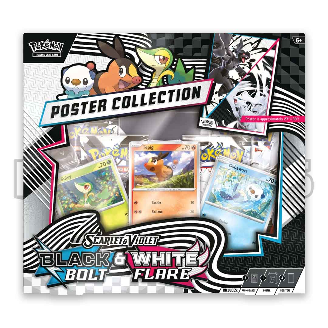 Pokémon TCG: Scarlet & Violet Black Bolt & White Flare Poster Collection