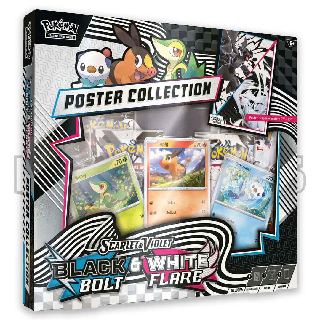 Pokémon TCG: Scarlet & Violet Black Bolt & White Flare Poster Collection