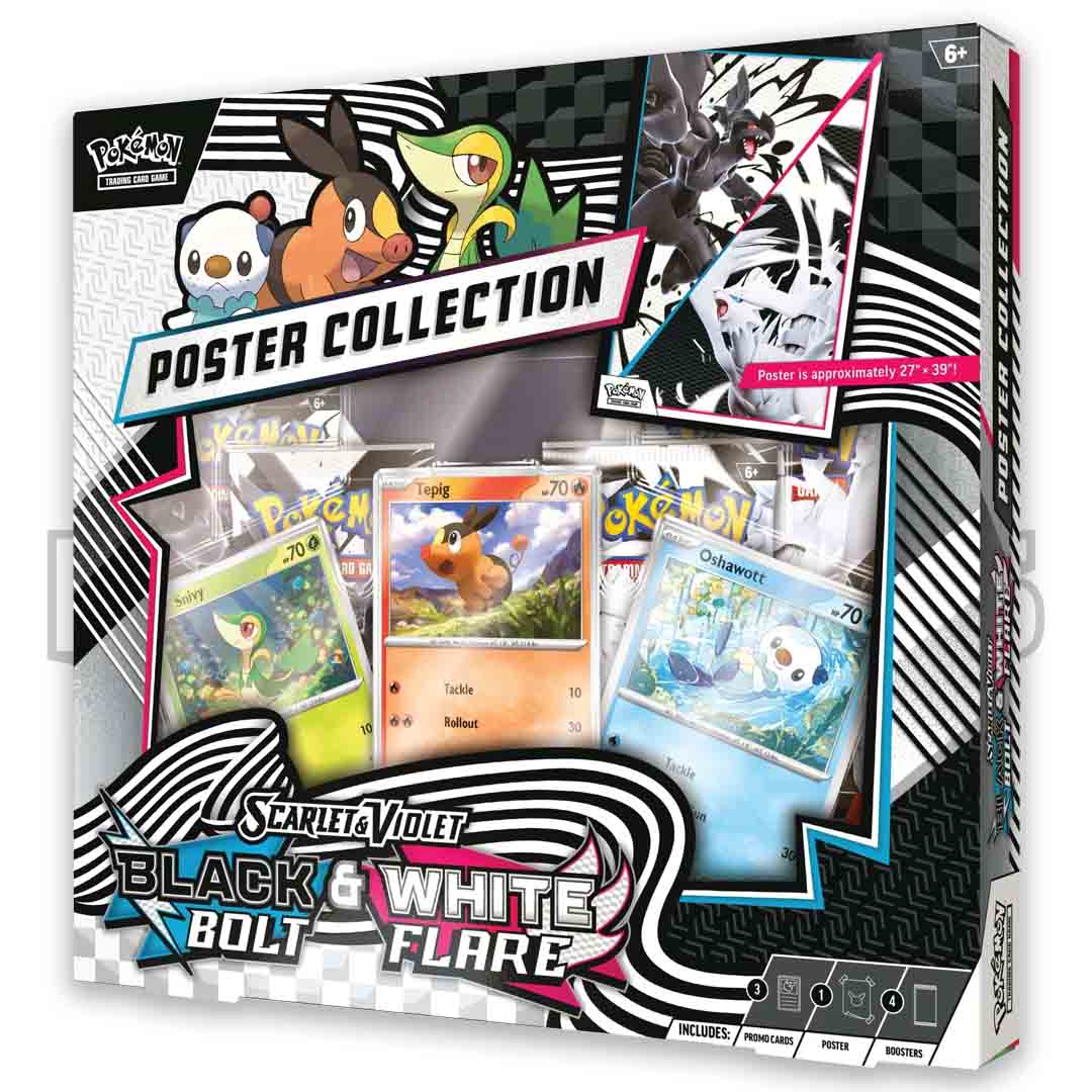 Pokémon TCG: Scarlet & Violet Black Bolt & White Flare Poster Collection