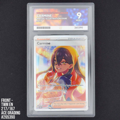 Carmine 217/167 Twilight Masquerade Ace Grading Mint 9 #265390