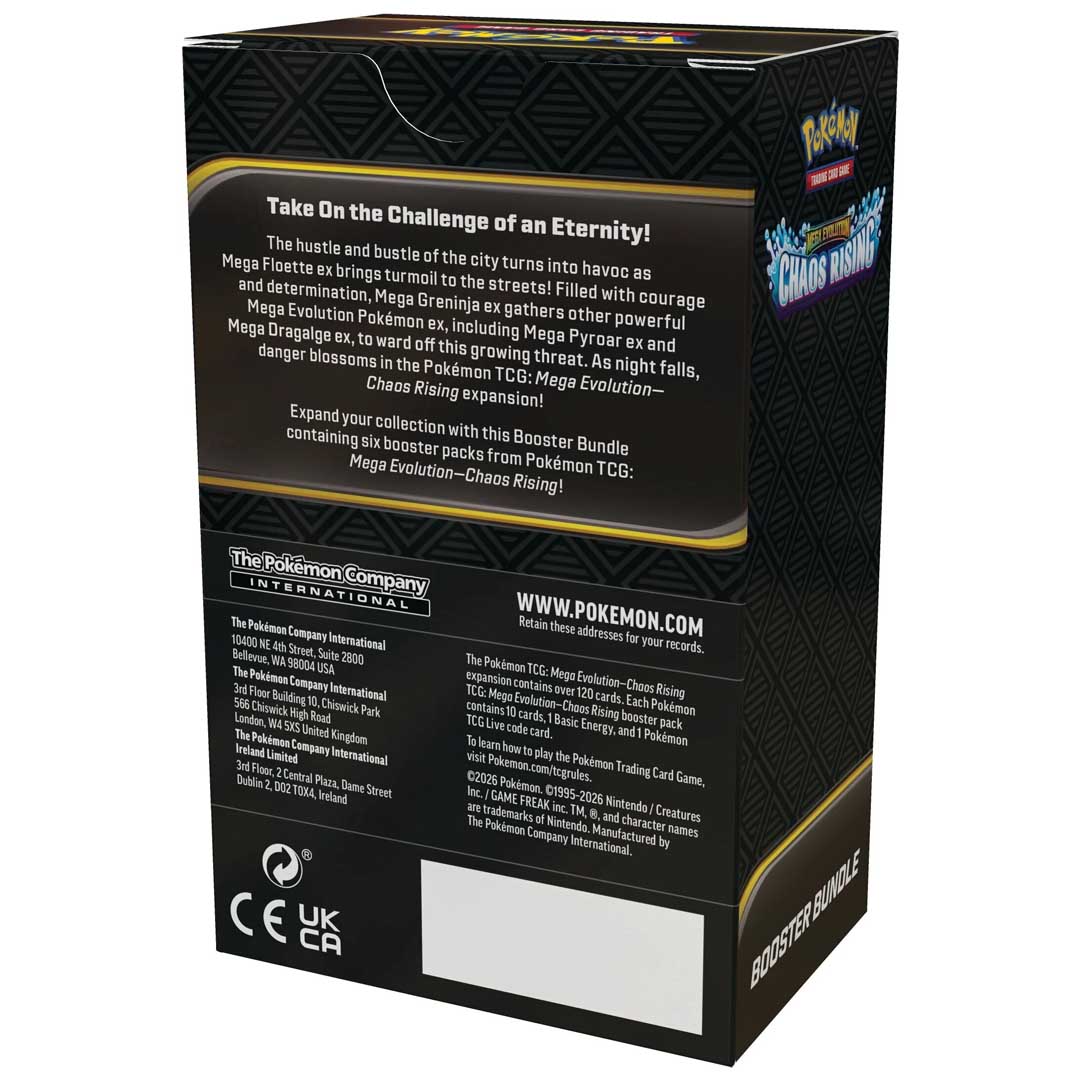 Pokémon TCG: Mega Evolution Chaos Rising - Booster Bundle