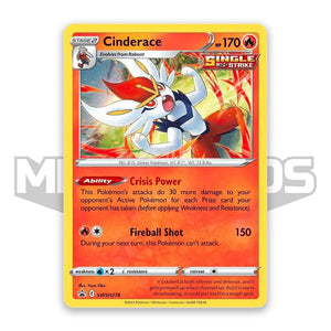 Pokémon TCG: Crown Zenith Cinderace Pin Collection