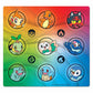 Pokémon TCG: First Partner Illustration Collection - Series 1 sticker sheet