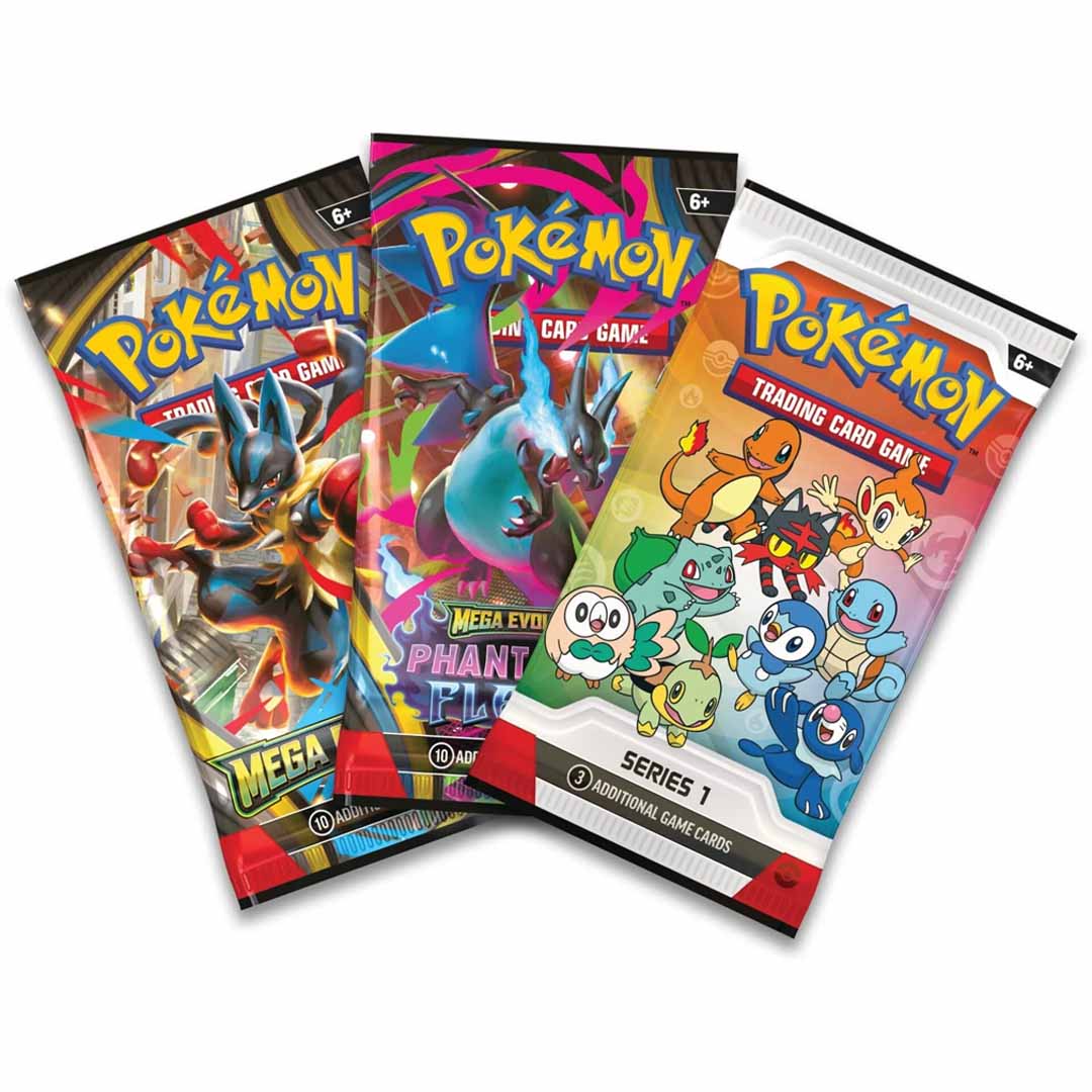 Pokémon TCG: First Partner Illustration Collection - Series 1 booster packs