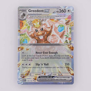 Obsidian Flames Greedent ex 179/197 (001)
