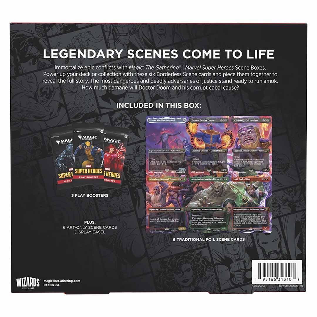 Magic The Gathering - Marvel Super Heroes Scene Box Villans Unleashed