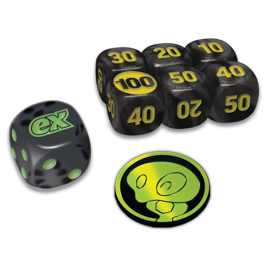Pokémon TCG: Mega Evolution Perfect Order Elite Trainer Box dice