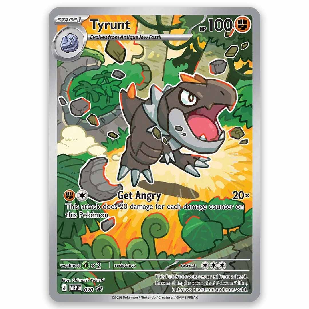 Pokémon TCG: Mega Evolution Perfect Order Elite Trainer Box tyrunt 070 promo