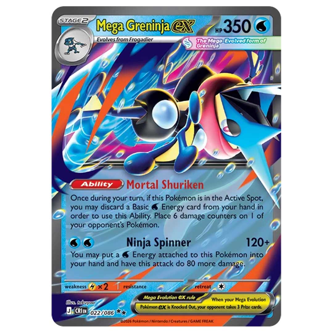 Pokémon TCG: Mega Greninja ex Premium Collection card