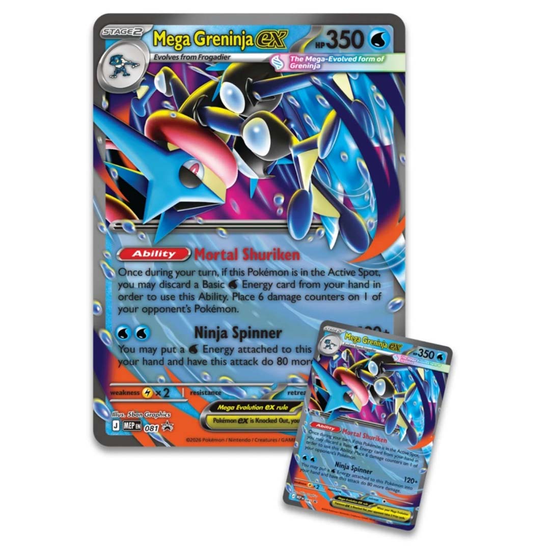 Pokémon TCG: Mega Greninja ex Premium Collection lenticular card