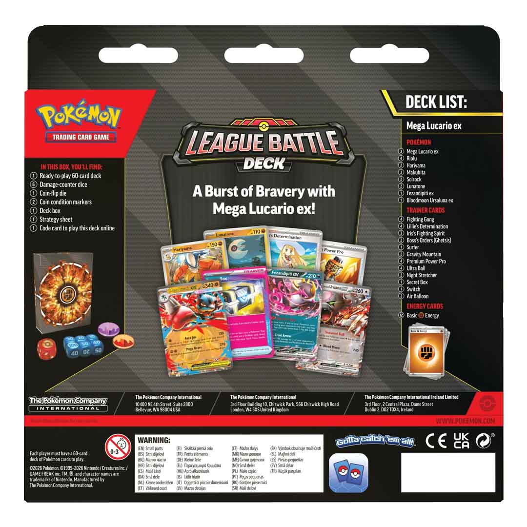 Pokémon TCG: Mega Lucario ex League Battle Deck