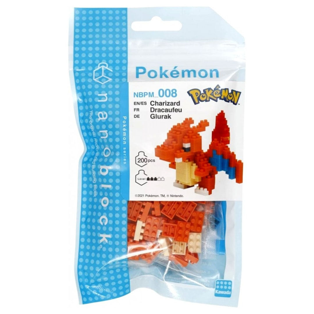 nanoblock pokemon character building pack charizard 008