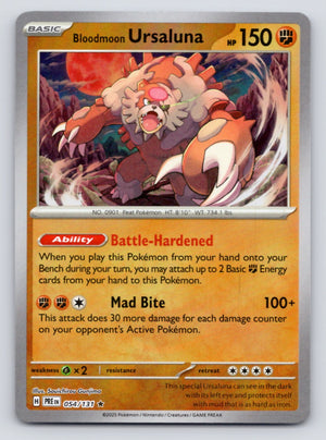 Bloodmoon Ursaluna 054/131 SV Prismatic Evolutions (Pokéball Holo)