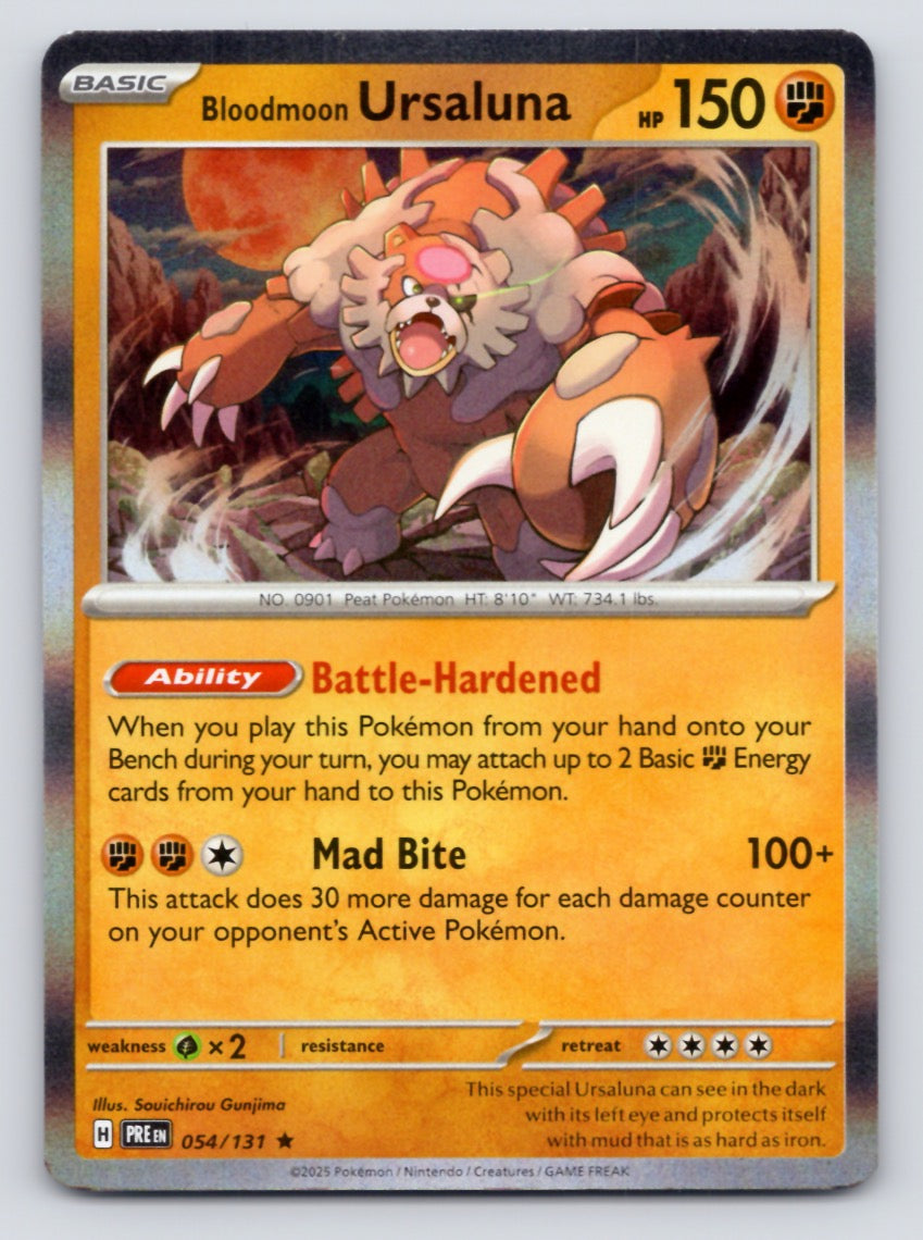 Bloodmoon Ursaluna 054/131 SV Prismatic Evolutions (Holo)