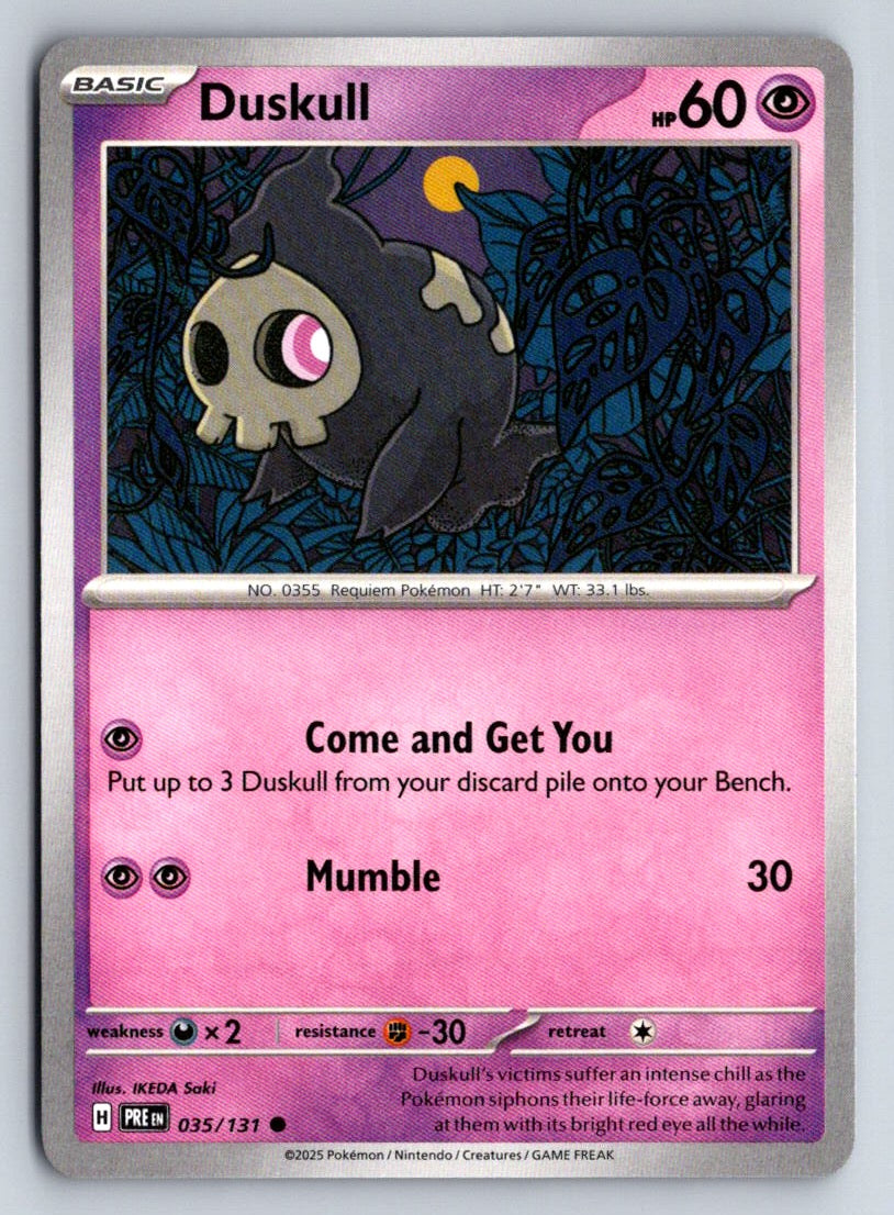 Duskull 035/131 SV Prismatic Evolutions 