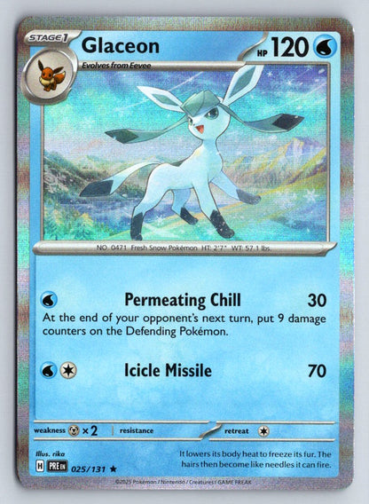 Glaceon 025/131 SV Prismatic Evolutions (Holo)