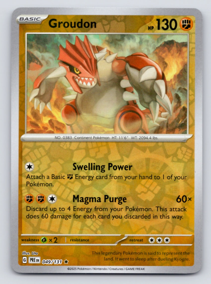 Groudon 049/131 SV Prismatic Evolutions (Rare)