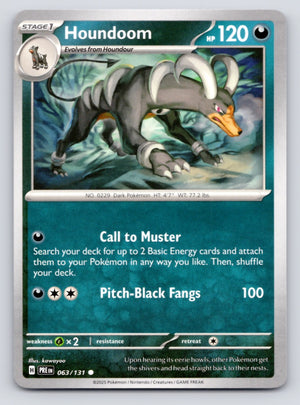Houndoom 063/131 SV Prismatic Evolutions (Common)