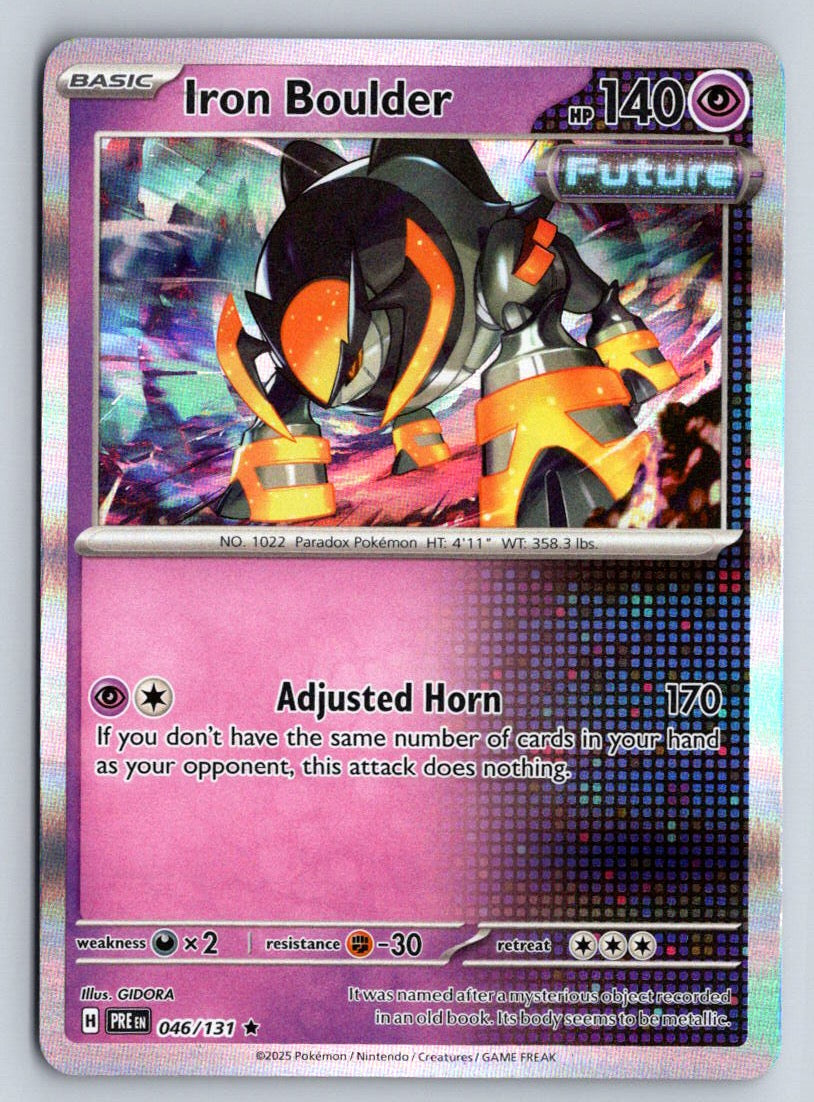 Iron Boulder 046/131 SV Prismatic Evolutions (Holo)