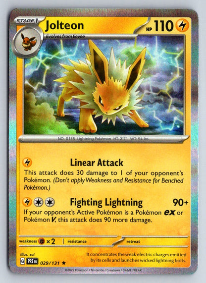 Jolteon 029/131 SV Prismatic Evolutions (Holo)