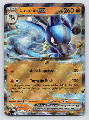 Lucario ex 051/131 SV Prismatic Evolutions (Double Rare)