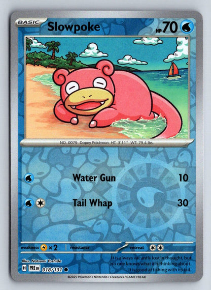 Slowpoke 018/131 SV Prismatic Evolutions (Reverse Holo)