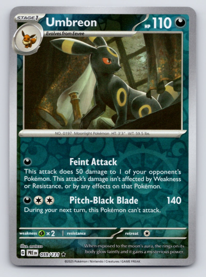 Umbreon 059/131 SV Prismatic Evolutions (Reverse Holo)