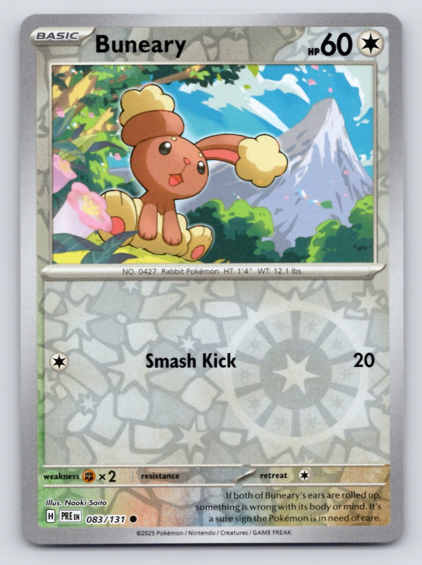 Buneary 083/131 SV Prismatic Evolutions (Reverse Holo)
