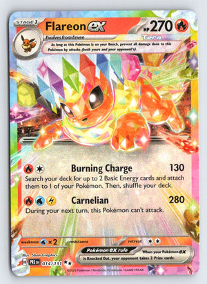 Flareon ex 014/131 SV Prismatic Evolutions (Double Rare)
