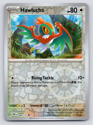 Hawlucha 089/131 SV Prismatic Evolutions (Reverse holo)