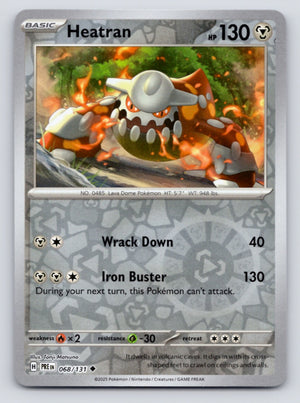 Heatran 068/131 SV Prismatic Evolutions (Reverse Holo)